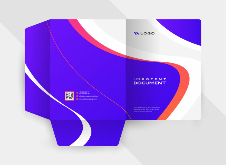 Exemplo de pasta personalizada produzida pela Criacom